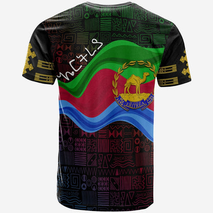 Eritrea Independence Day T Shirt Ethnic African Pattern Black