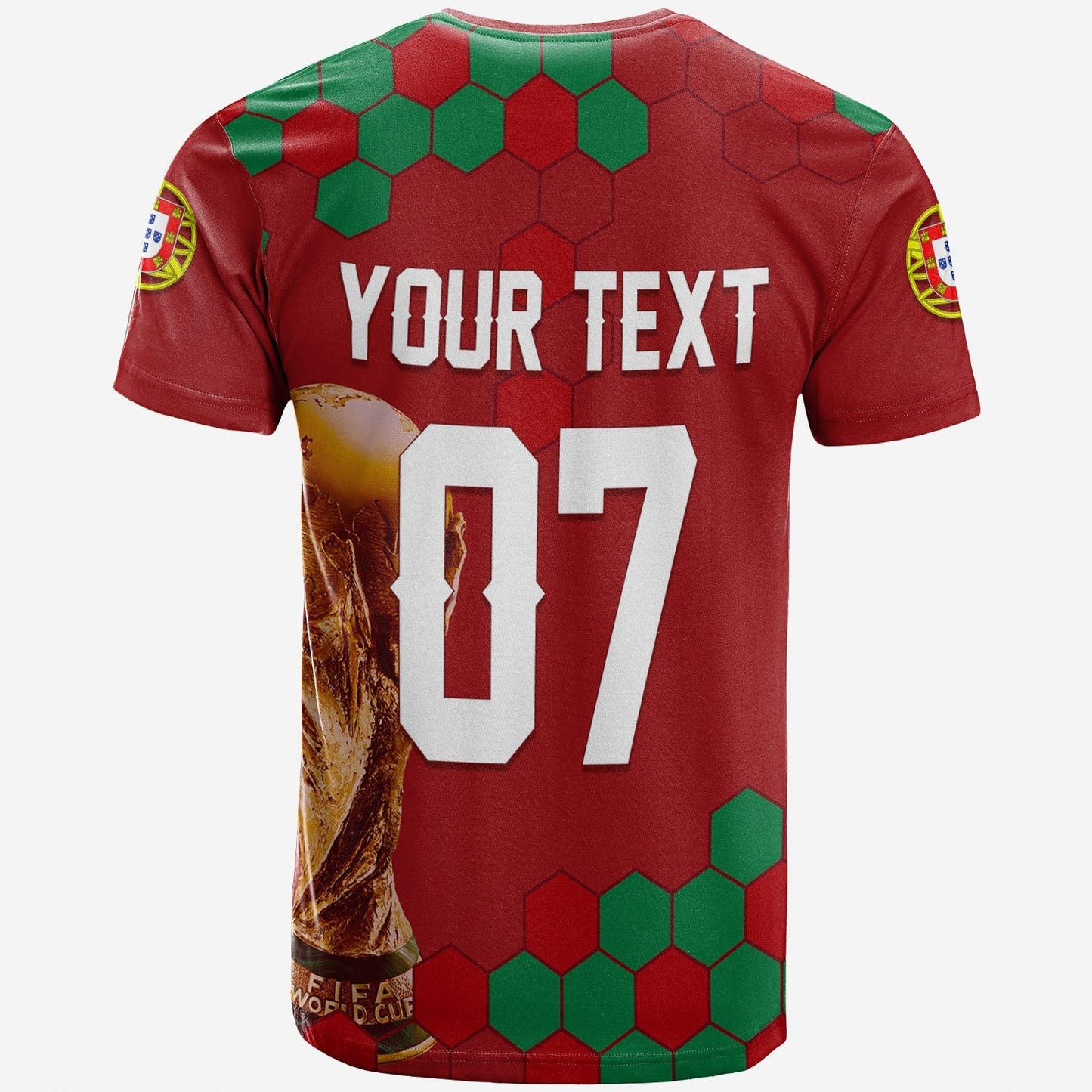 Personalised Portugal World Cup 2022 T Shirt Portuguesa Selecao