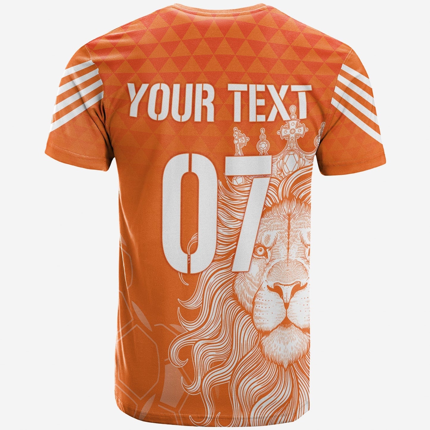 Personalised Netherlands World Cup 2022 T Shirt Oranje Lions