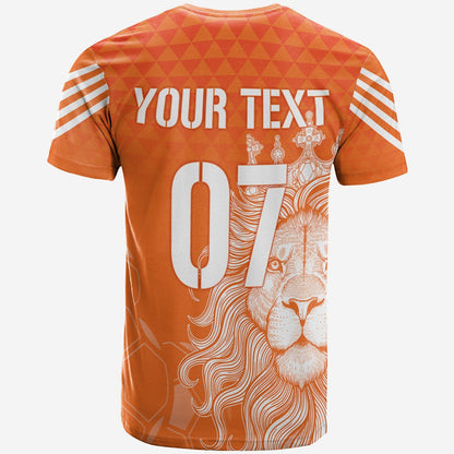 Personalised Netherlands World Cup 2022 T Shirt Oranje Lions