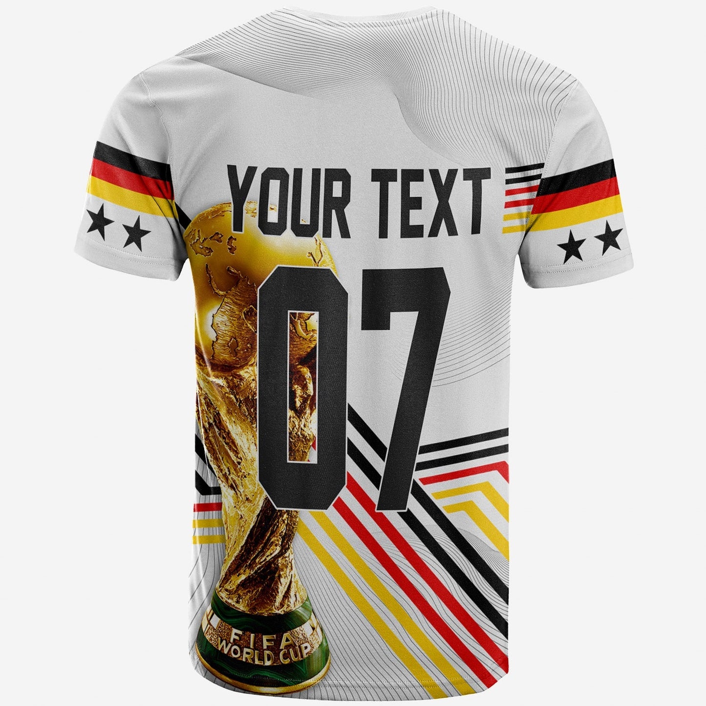 Personalised Germany T Shirt World Cup 2022 Champions