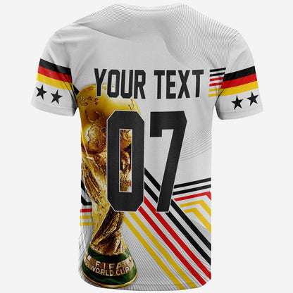 Personalised Germany T Shirt World Cup 2022 Champions