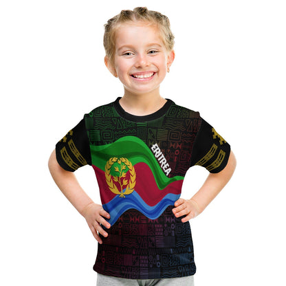Eritrea Independence Day T Shirt Ethnic African Pattern Black