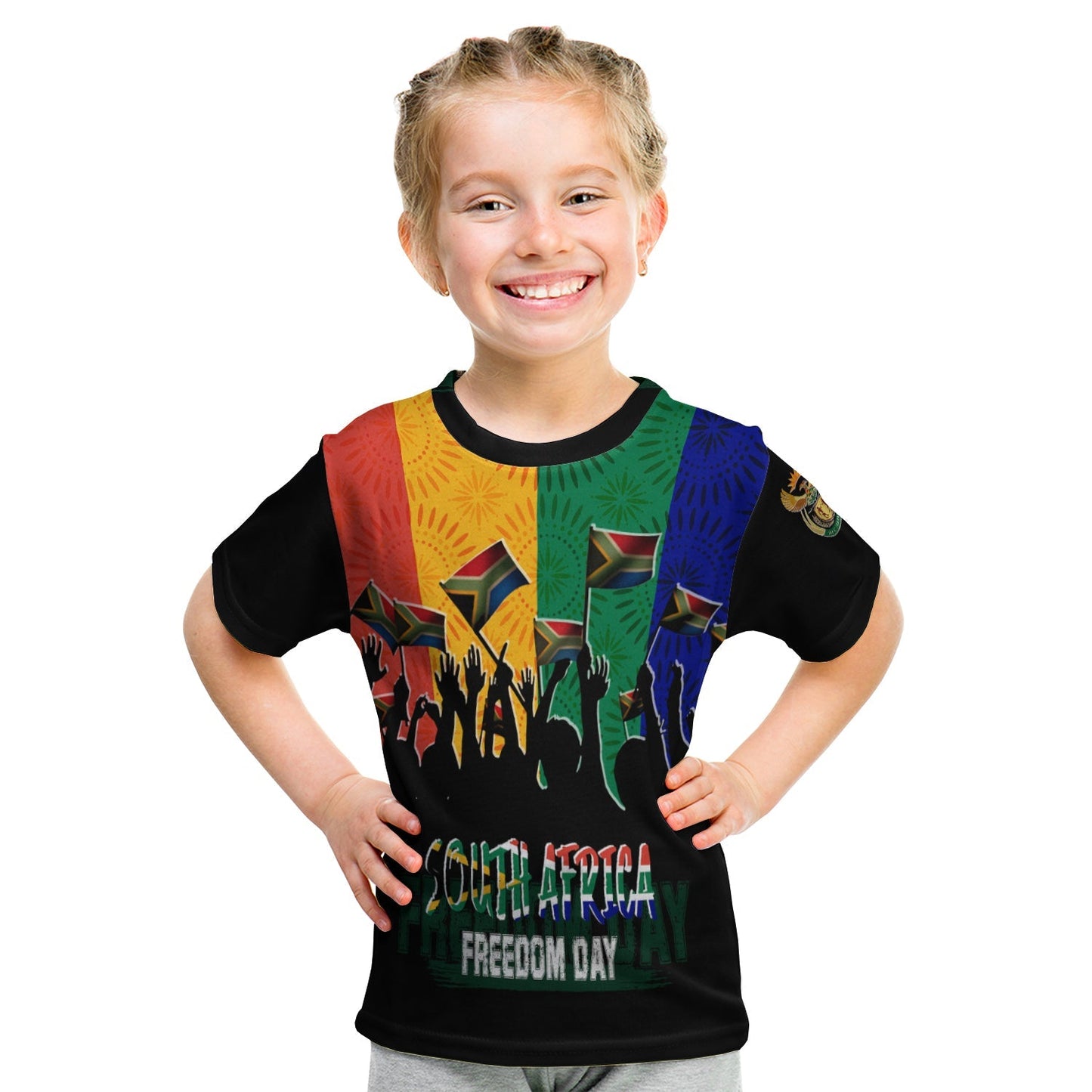 Shweshwe Pattern South Africa Freedom Day T Shirt Freedom Is In Your Hands