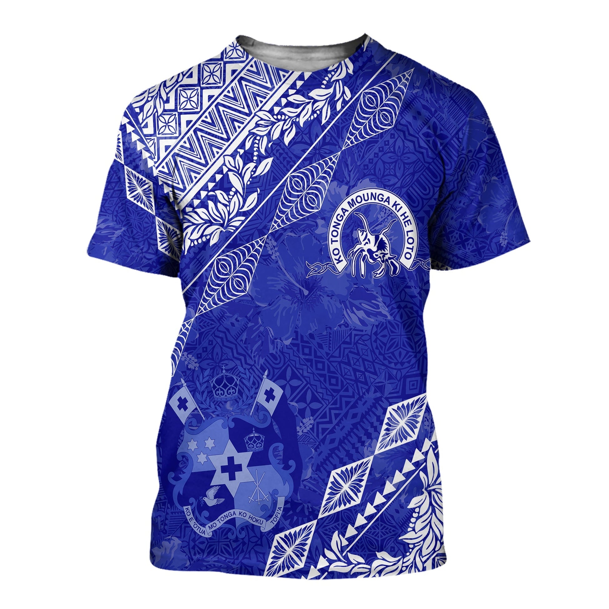 Queen Salote College Tonga T Shirt Kupesi Style - Ver01
