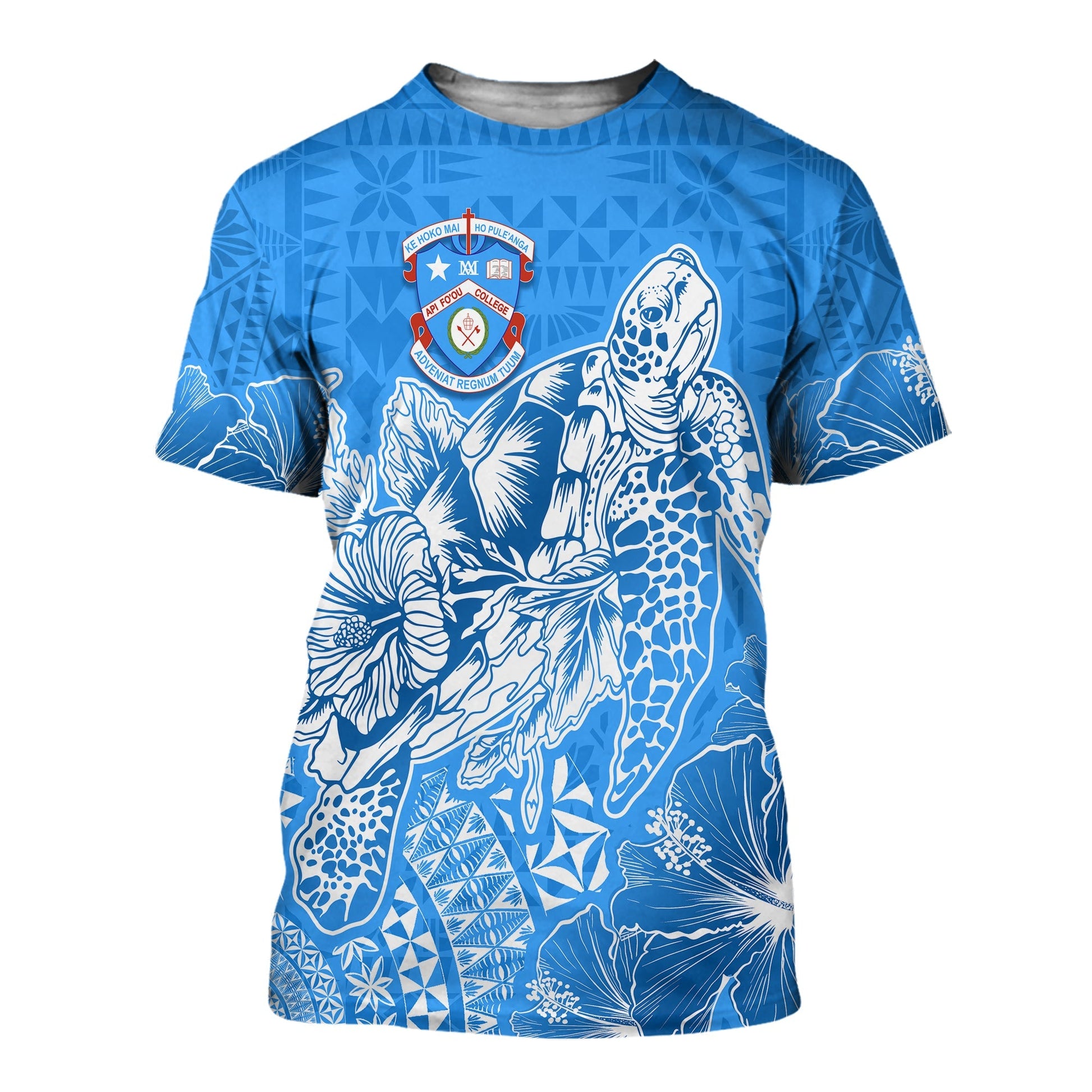 Apifoou College Tonga T Shirt Kupesi Style - Ver02