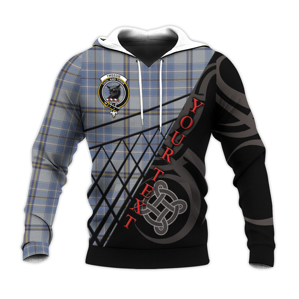 Printivon Tweedie Knitted Hoodie Pattern Celtic Custom Text