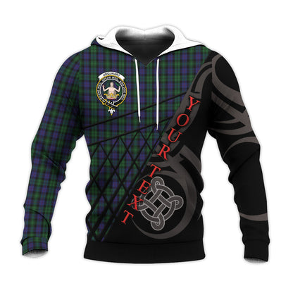 Printivon Urquhart 02 Knitted Hoodie Pattern Celtic Custom Text