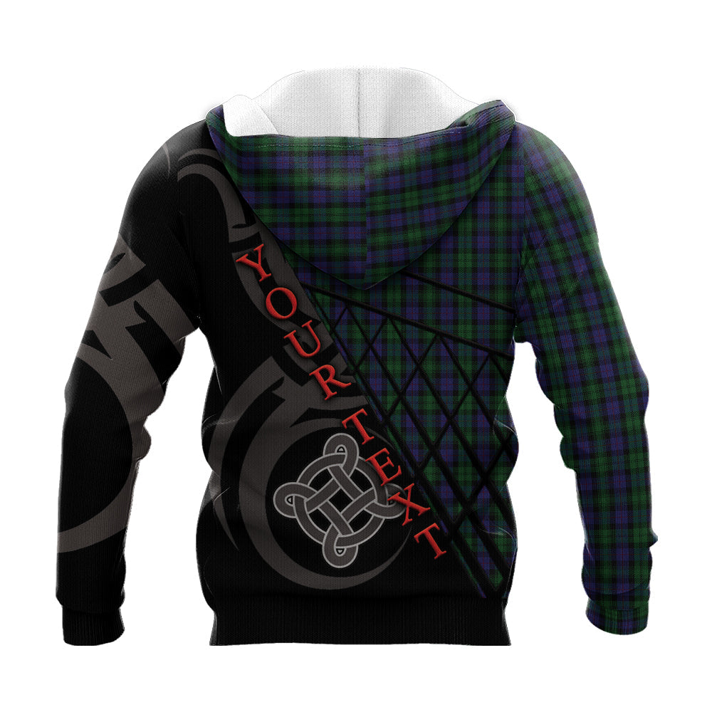 Printivon Urquhart 02 Knitted Hoodie Pattern Celtic Custom Text