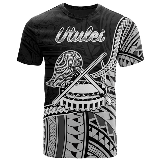 American Samoa T - Shirt - Utulei Polynesian Patterns