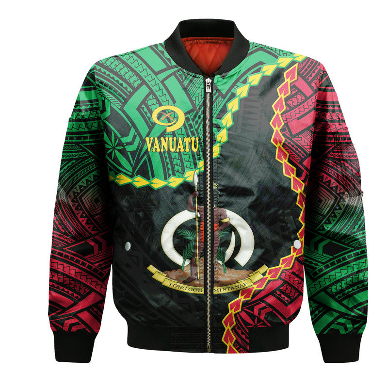Vanuatu Bomber Jacket Basic Coat Of Arms