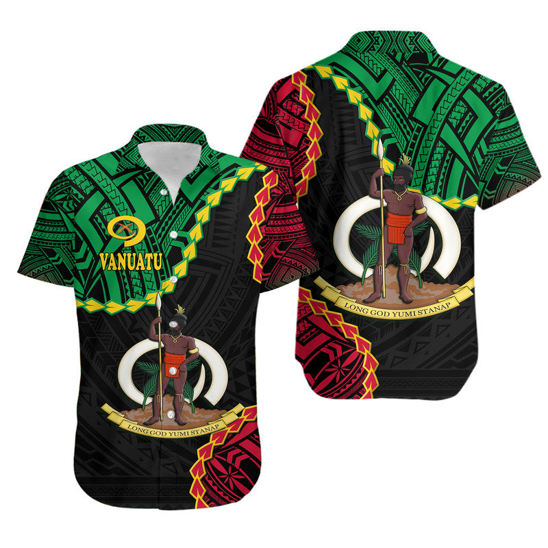 Vanuatu Hawaiian Shirt Basic Coat Of Arms