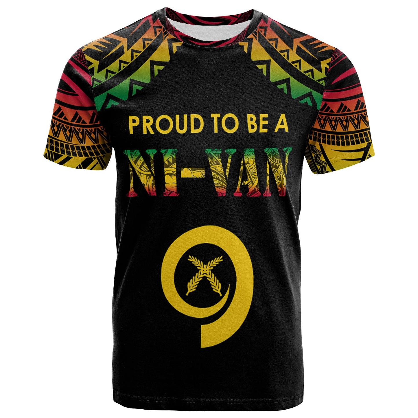 Vanuatu Proud To Be A Ni Van Polynesian Pattern T Shirt