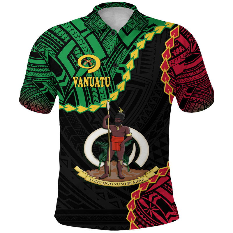 Vanuatu Polo Shirt Basic Coat Of Arms