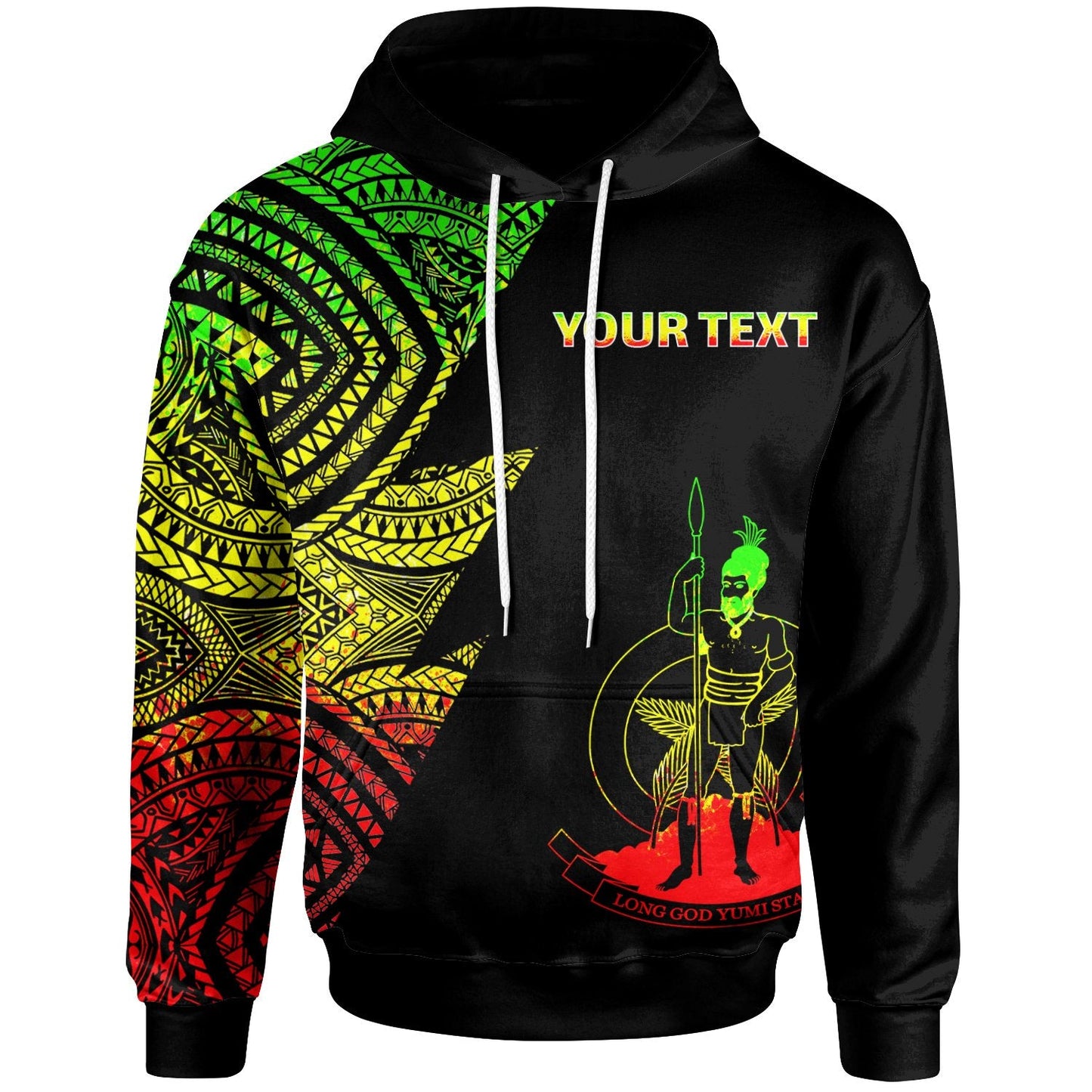 Vanuatu Hoodie Flash Style Reggae