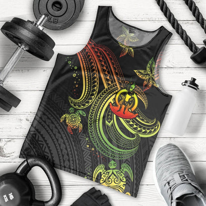 Vanuatu Men's Tank Top Reggae Turtle