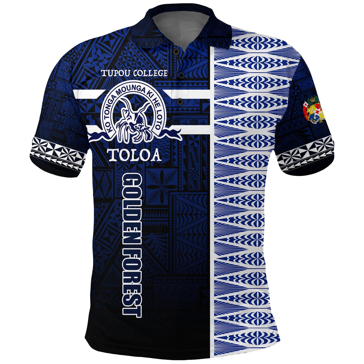 Tonga Tupou College Vaota Koula Polo Shirt