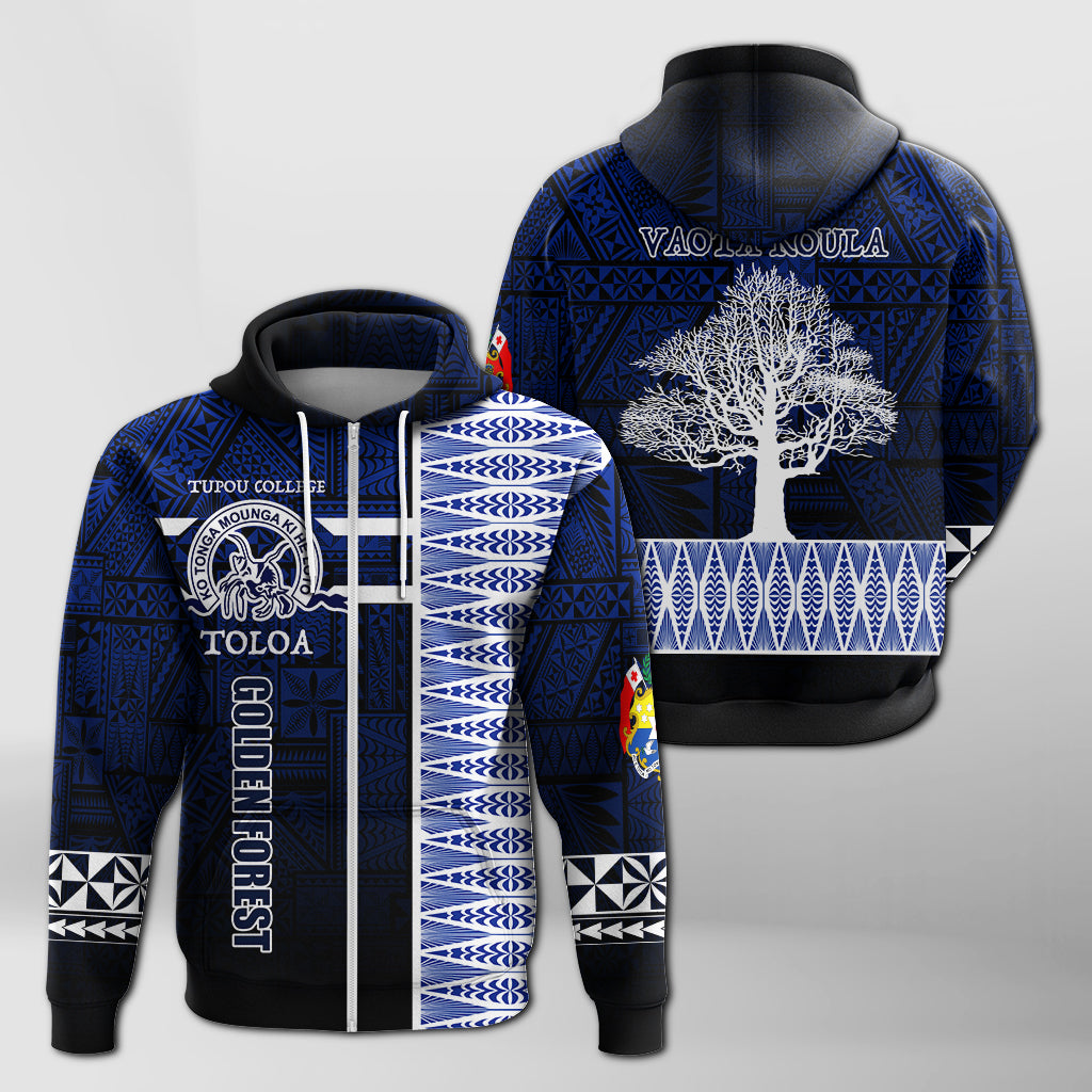 Tonga Tupou College Vaota Koula Zip Up Hoodie