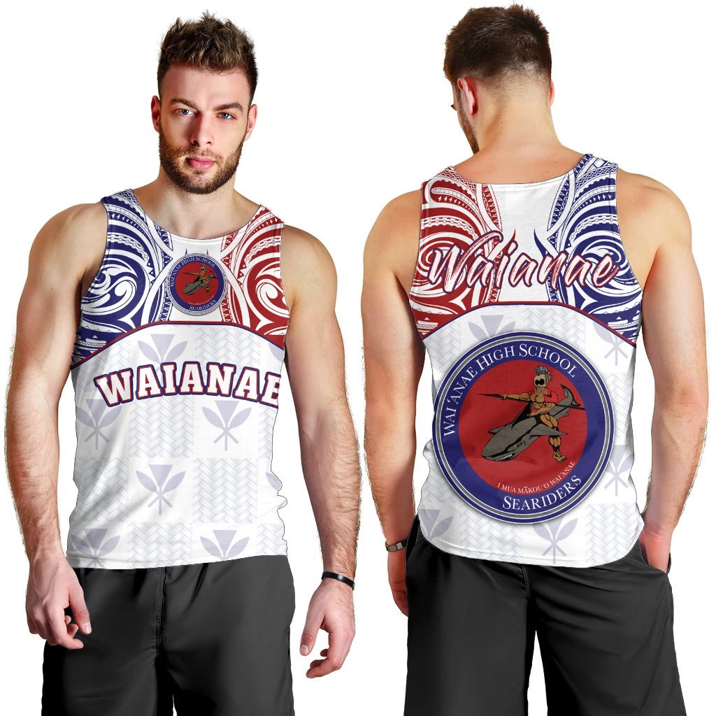 hawaiiMen's Tank Top Kanaka Waianae High School Men's Tank Top Demodern Style AH