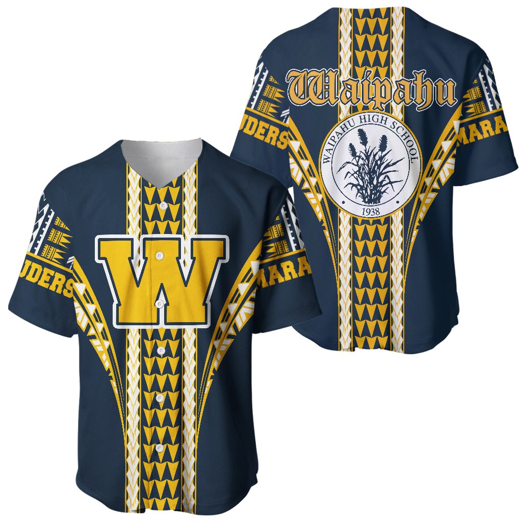 Hawaii Baseball Jersey Waipahu High Baseball Jersey Shirt AH