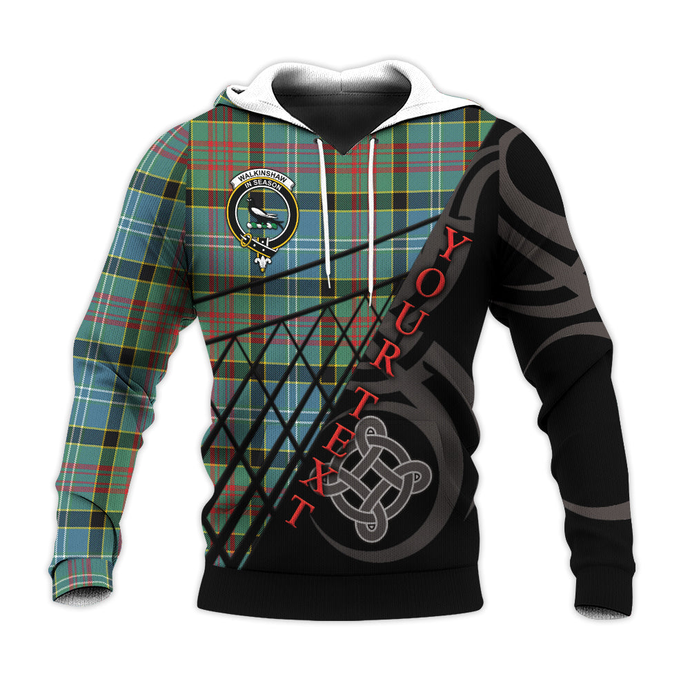 Printivon Walkinshaw Knitted Hoodie Pattern Celtic Custom Text