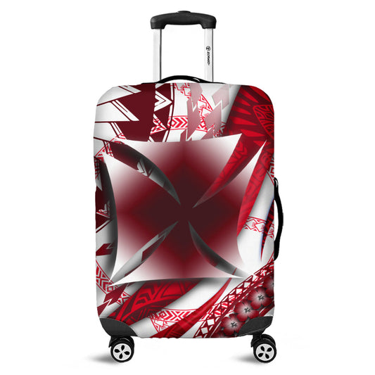 Wallis et Futuna Luggage Cover Artsy Style White