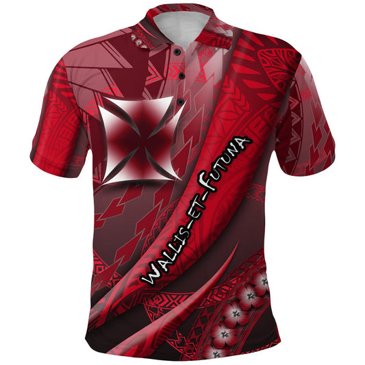 Wallis et Futuna Polo Shirt Artsy Style - Special