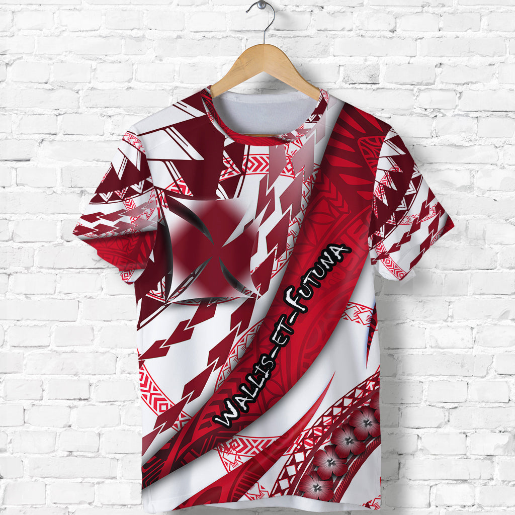 Wallis et Futuna T Shirt Artsy Style - White