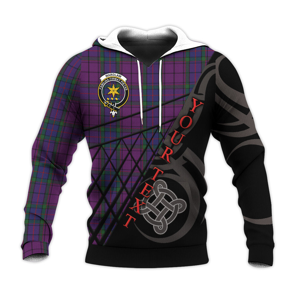 Printivon Wardlaw Knitted Hoodie Pattern Celtic Custom Text