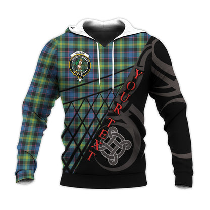 Printivon Watson Ancient Knitted Hoodie Pattern Celtic Custom Text