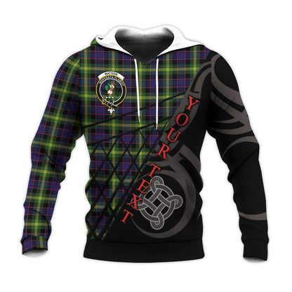 Printivon Watson Modern Knitted Hoodie Pattern Celtic Custom Text