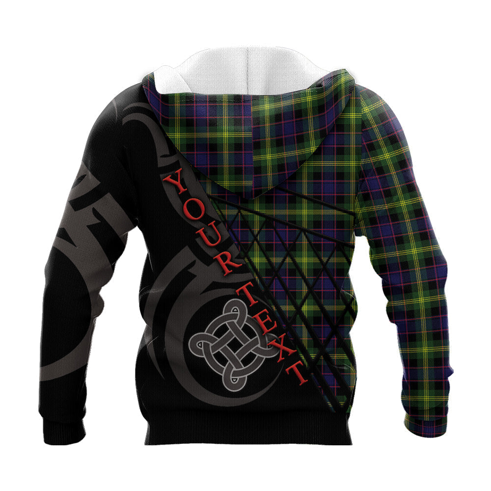 Printivon Watson Modern Knitted Hoodie Pattern Celtic Custom Text