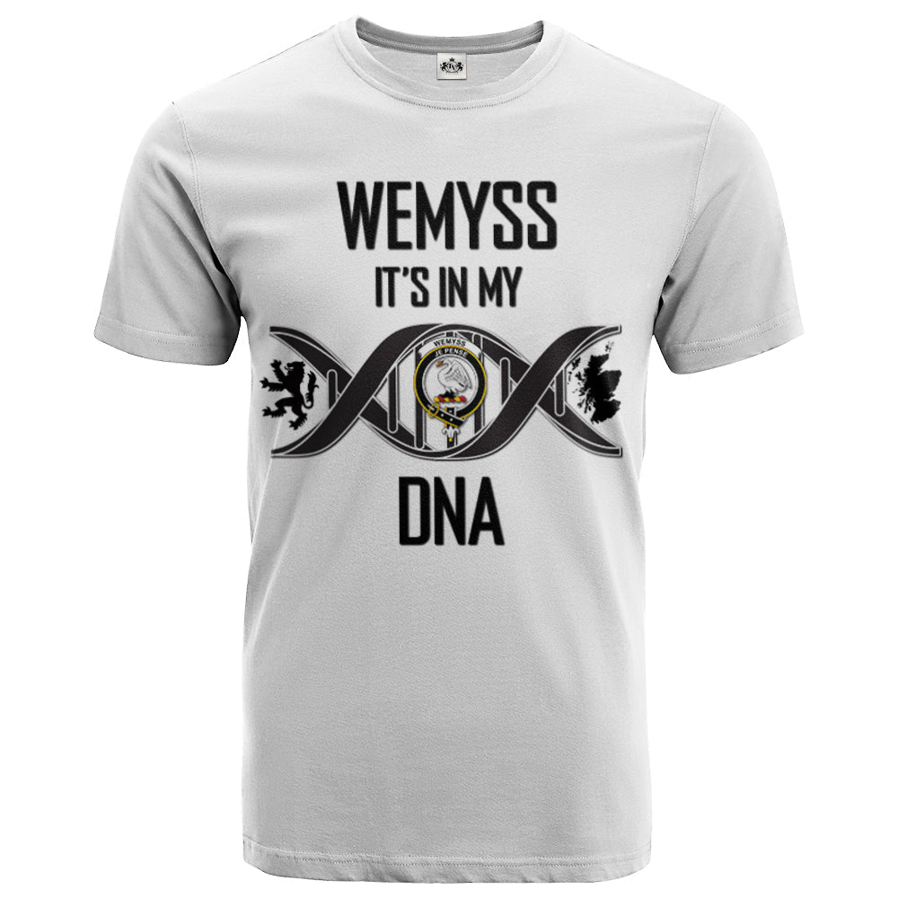 Printivon Wemyss Clan DNA In Me Crest T Shirt