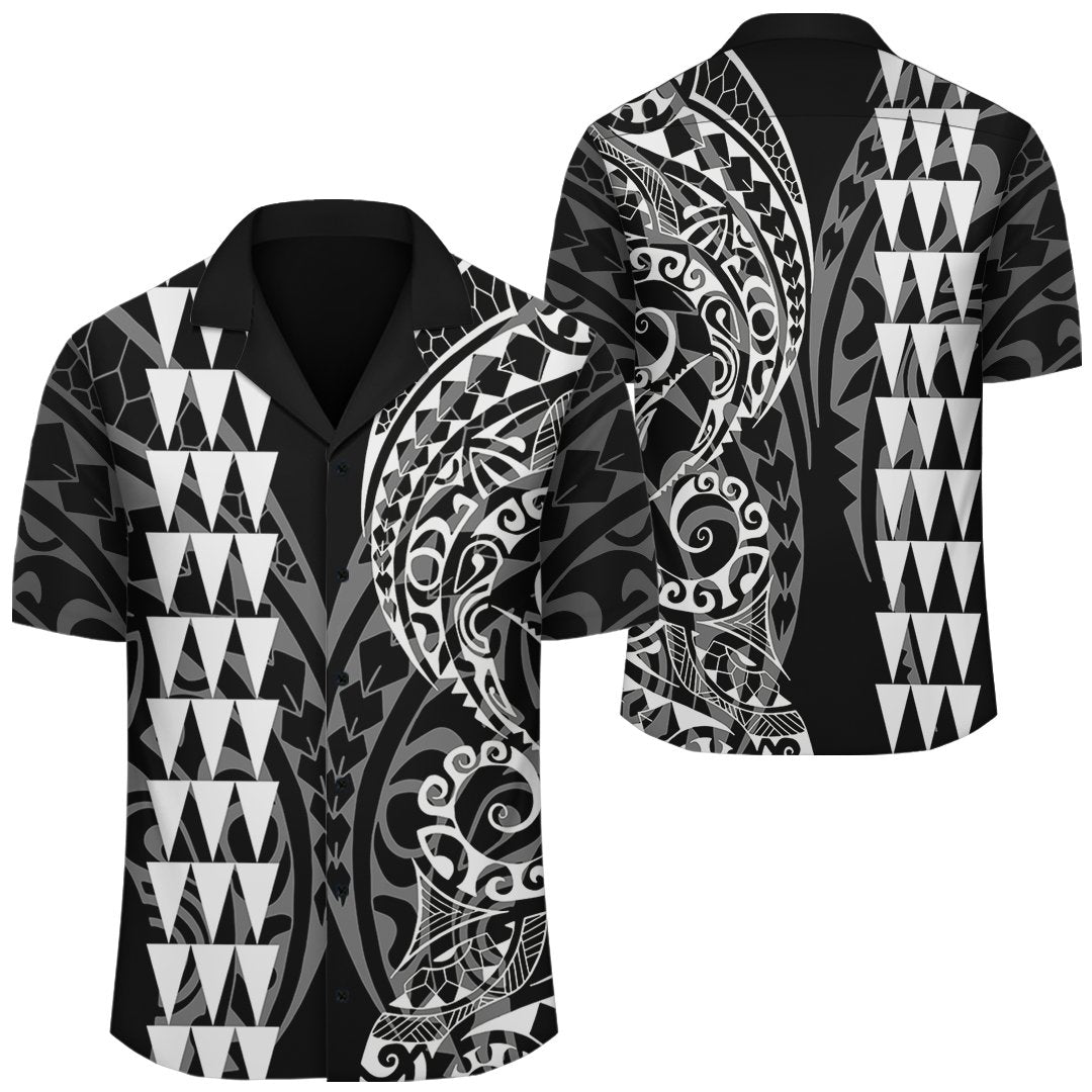 Kakau Polynesian Tribal Hawaiian Shirt Multicolor