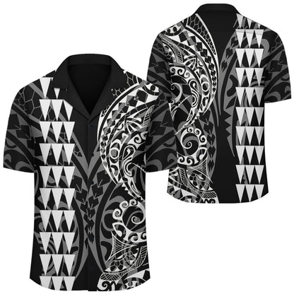 Kakau Polynesian Tribal Hawaiian Shirt Multicolor