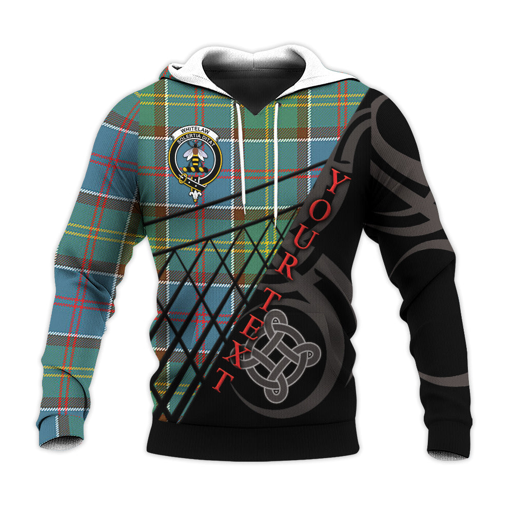 Printivon Whitelaw Knitted Hoodie Pattern Celtic Custom Text
