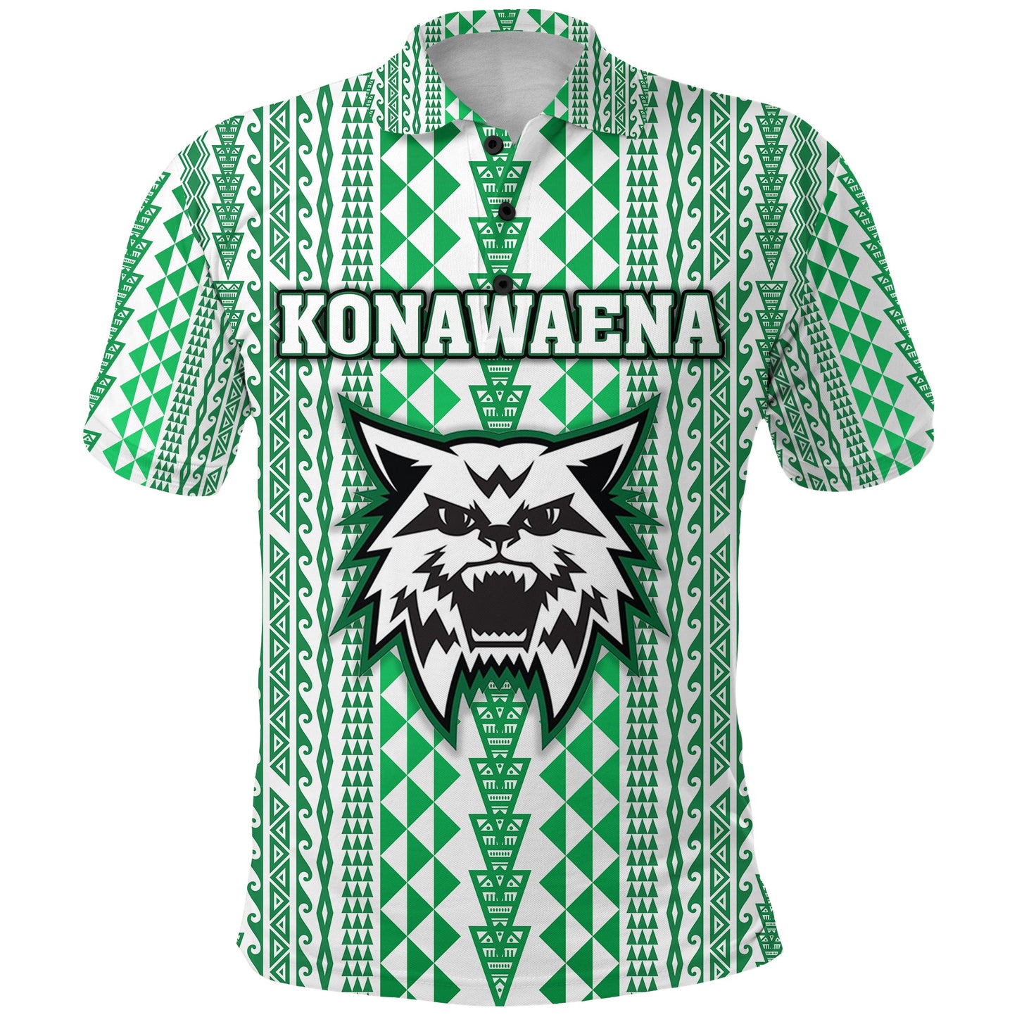Custom Personalised Hawaii Konawaena Wildcats School Polo Shirt Simple Style
