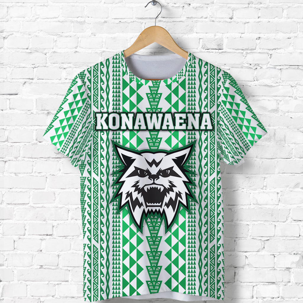 Hawaii Konawaena Wildcats School T Shirt Simple Style
