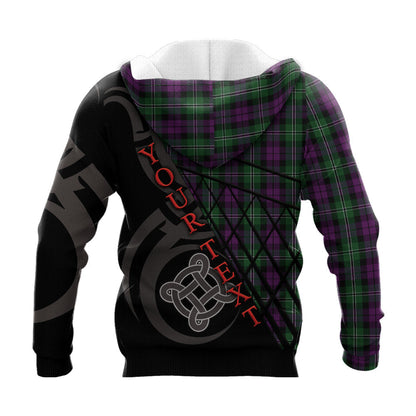 Printivon Wilson Knitted Hoodie Pattern Celtic Custom Text