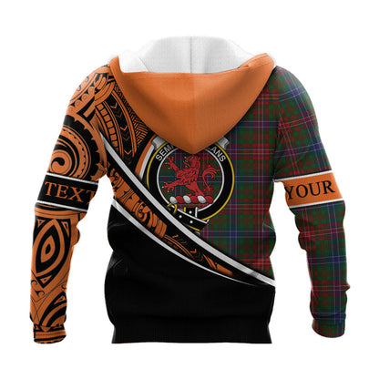 Printivon Wilson 03 Knitted Hoodie Pattern Polynesian Custom Text