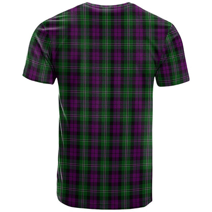 Printivon Wilson Clan DNA In Me Tartan Crest T Shirt