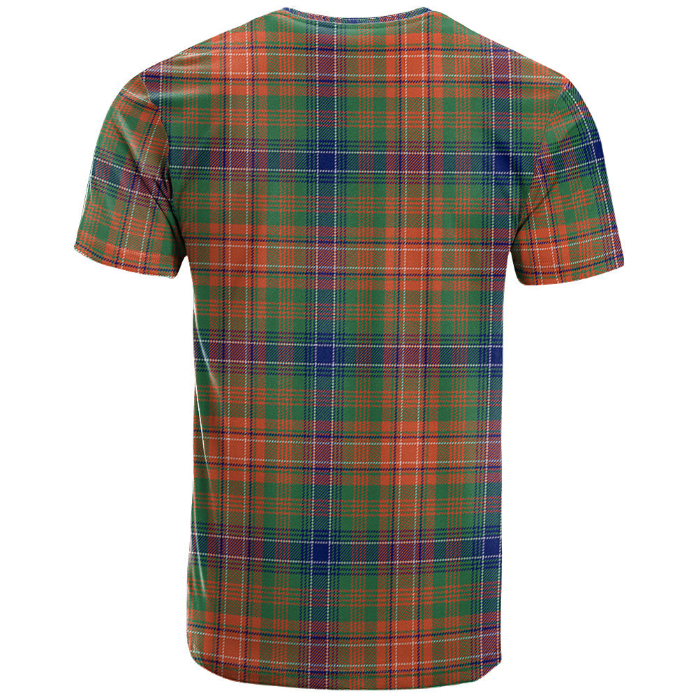 Printivon Wilson Ancient Clan DNA In Me Tartan Crest T Shirt