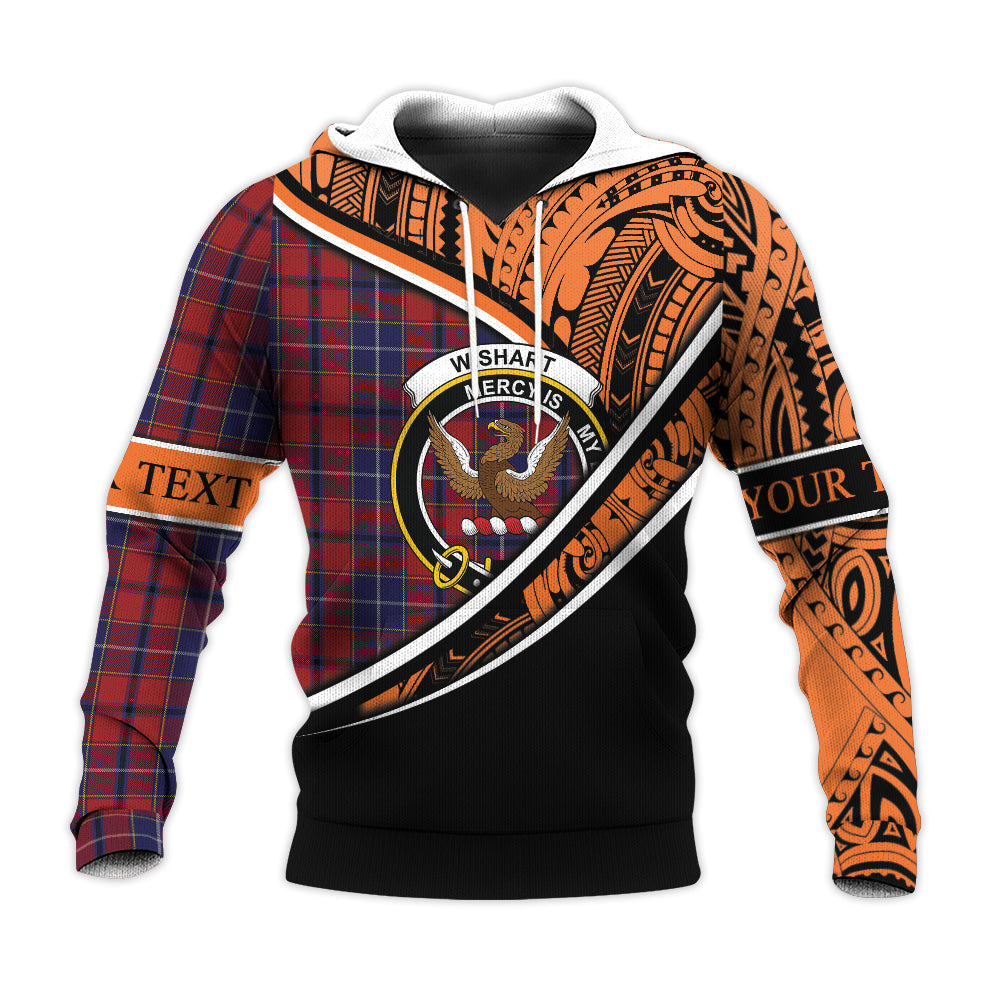 Printivon Wishart Dress Knitted Hoodie Pattern Polynesian Custom Text