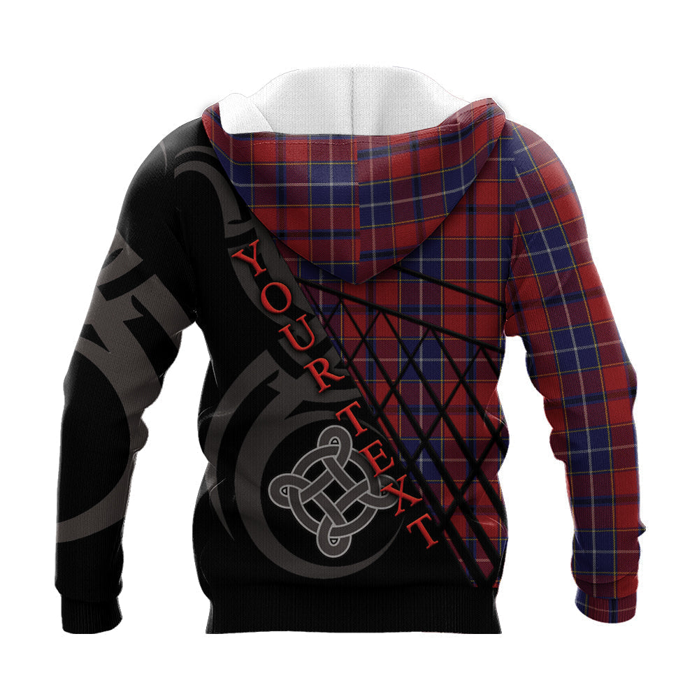 Printivon Wishart Dress Knitted Hoodie Pattern Celtic Custom Text
