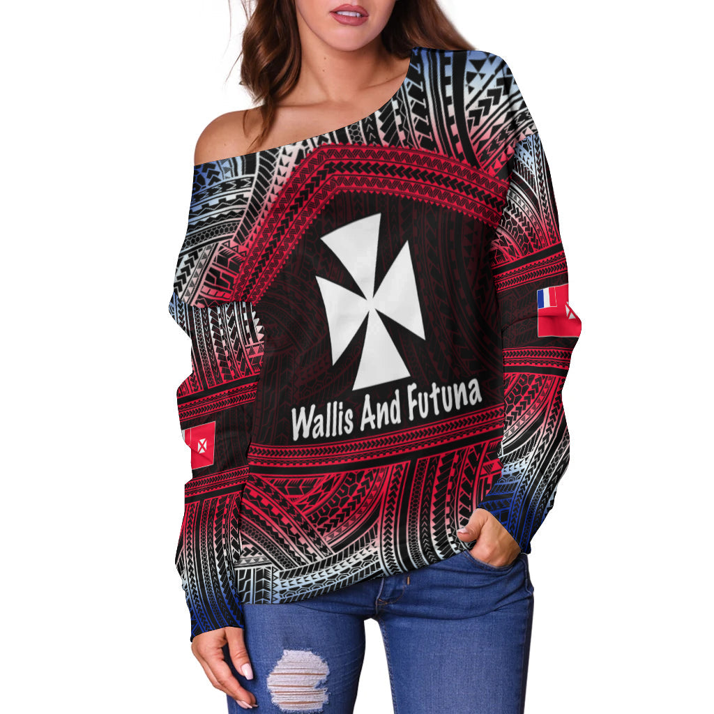 Wallis And Futuna Women's Off Shoulder Polynesian