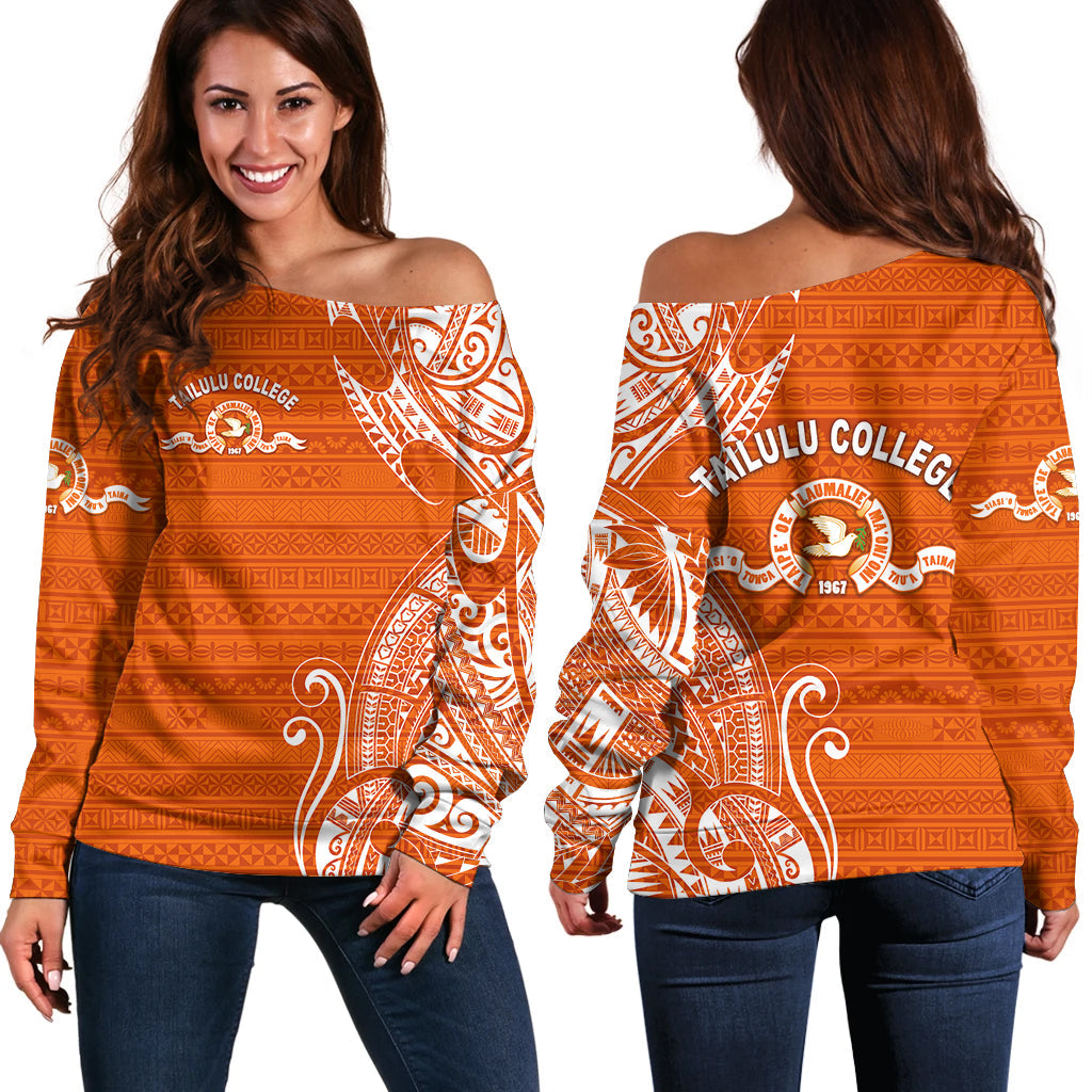 Tonga Tailulu College Women Off Shoulder Sweater Simple Vibes