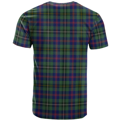 Printivon Wood Modern Clan DNA In Me Tartan Crest T Shirt
