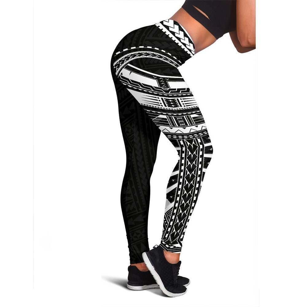 Micronesia Rising Leggings White A16