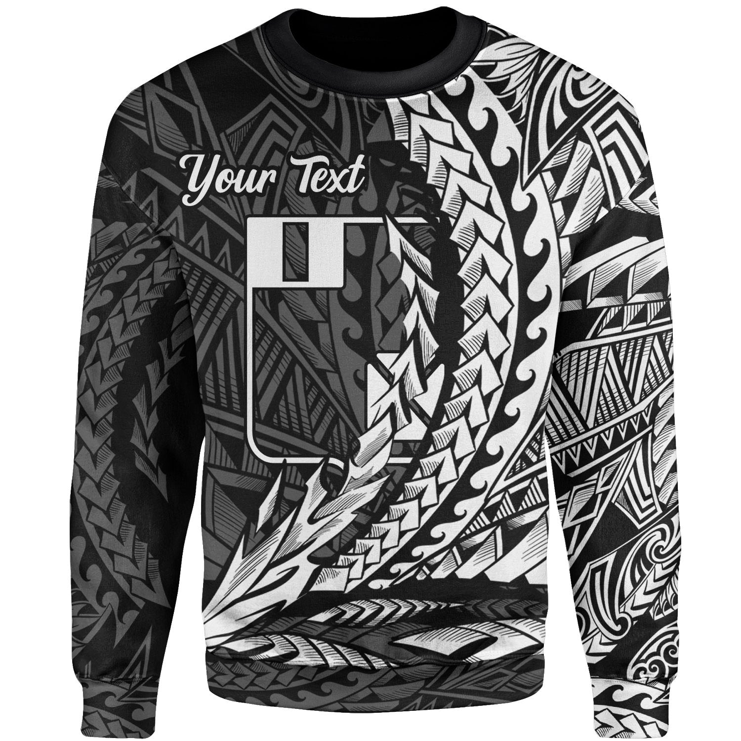 Wallis and Futuna Custom Personalised Sweatshirt Wings Style White Color