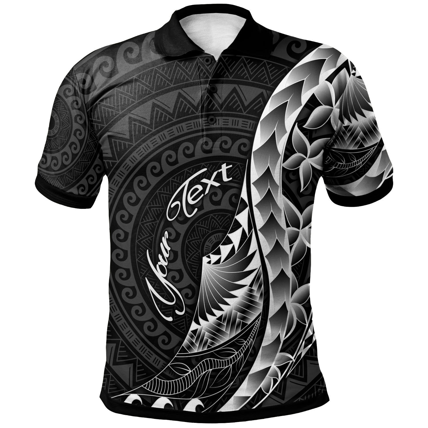 Samoa Polo Shirt - Custom Personalised Polynesian Pattern Style